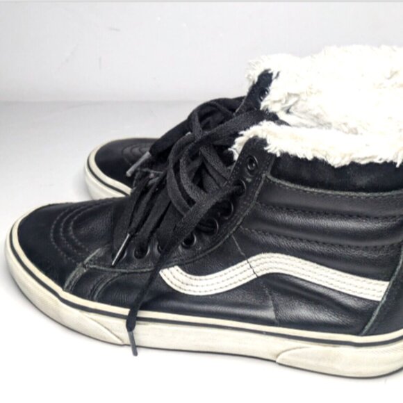 Vans Sk8-Hi MTE Women's Size 7.5 black winter shoes - Picture 4 of 8